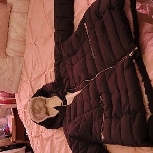 Puffer Jacket,  womens Large with hood